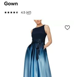 Sleeveless gown